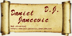 Daniel Jančević vizit kartica